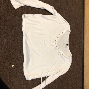 White crop top